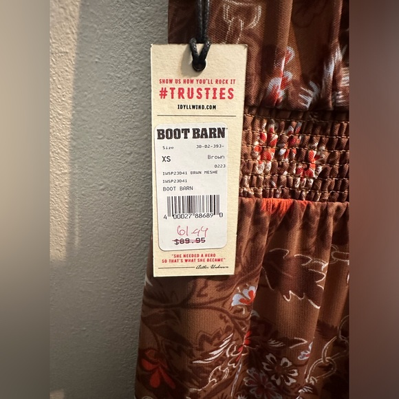 IDYLLWIND WOMEN'S MESHED SMOCK YAH DRESS - Picture 2 of 3